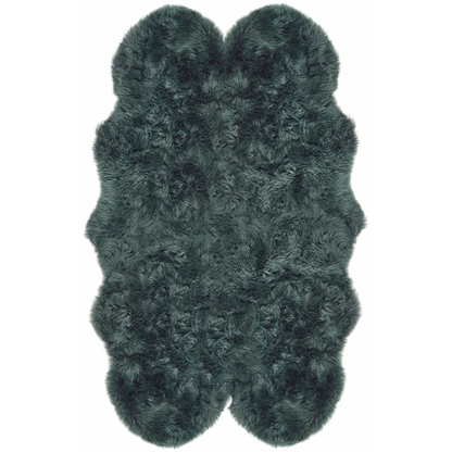 Origins Genuine Sheepskin Forest Green Rug