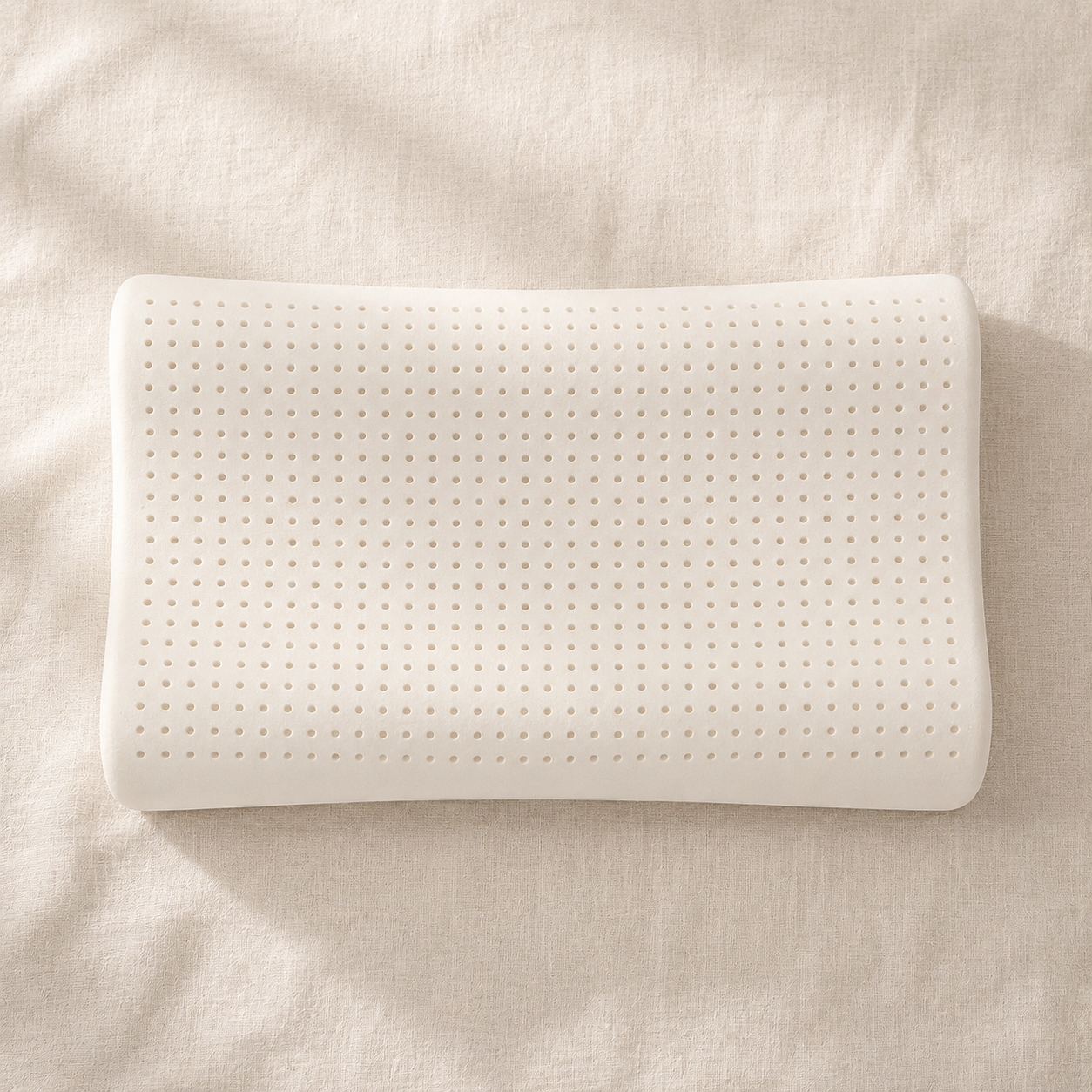 Cuscino sagomato in lattice naturale