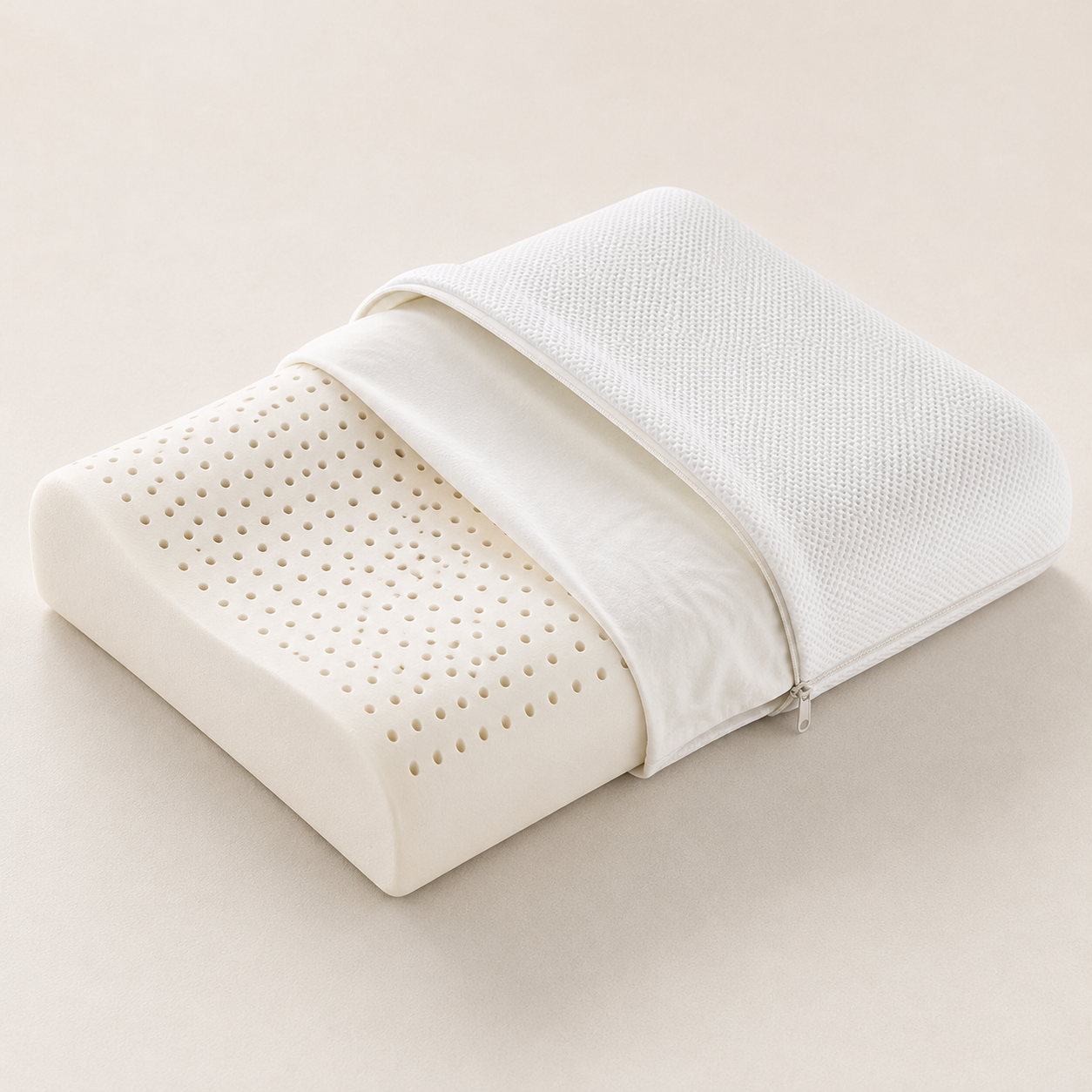 Cuscino sagomato in lattice naturale