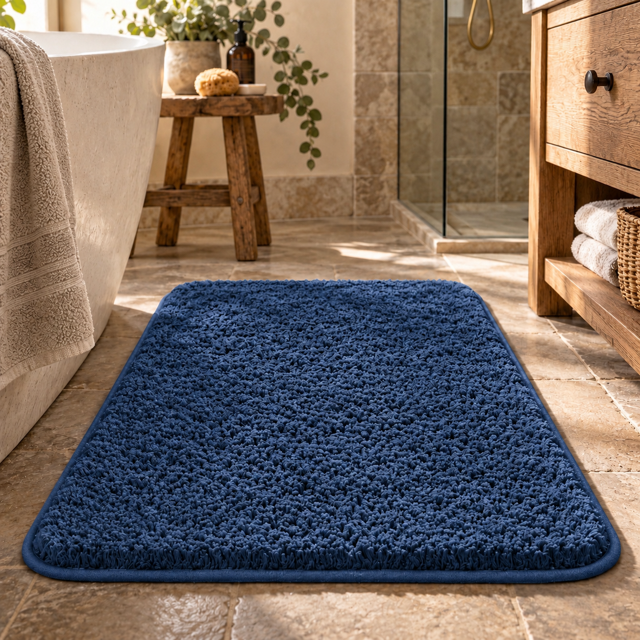 Tappeto da bagno di lusso super spesso