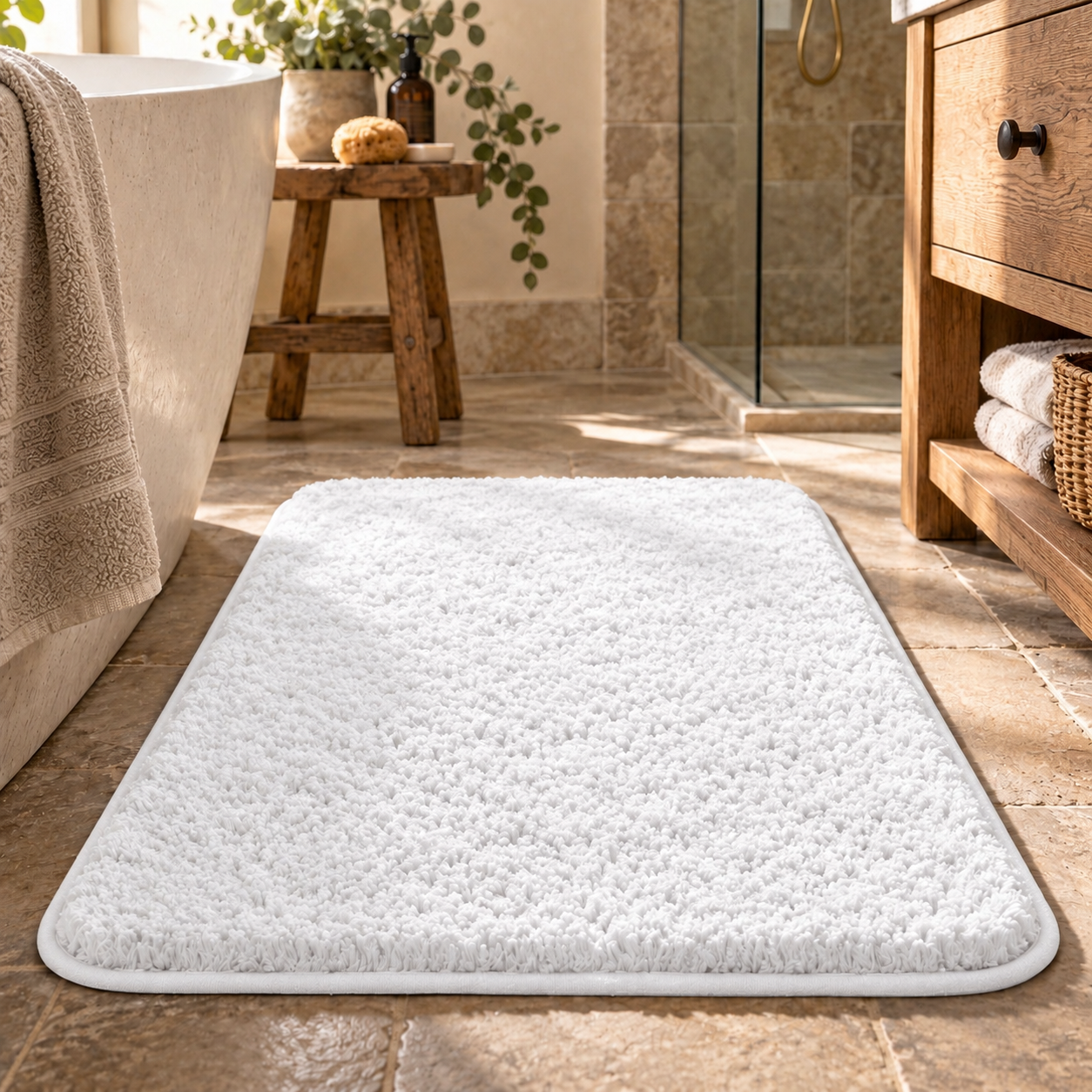 Tappeto da bagno di lusso super spesso