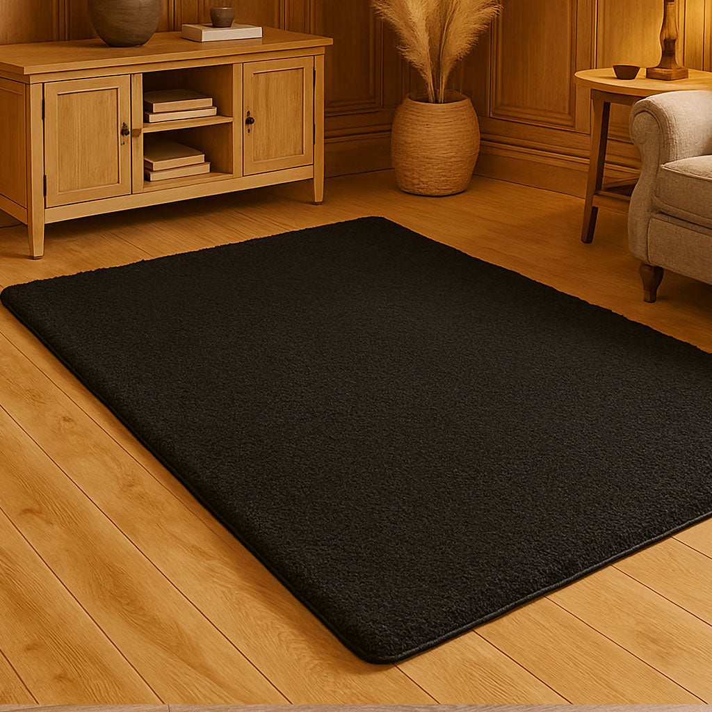 Tappeto super spesso, soffice, antiscivolo e resistente - Antracite