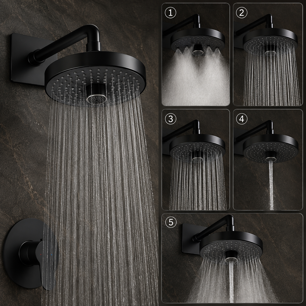 High-Pressure Rainfall Shower Head