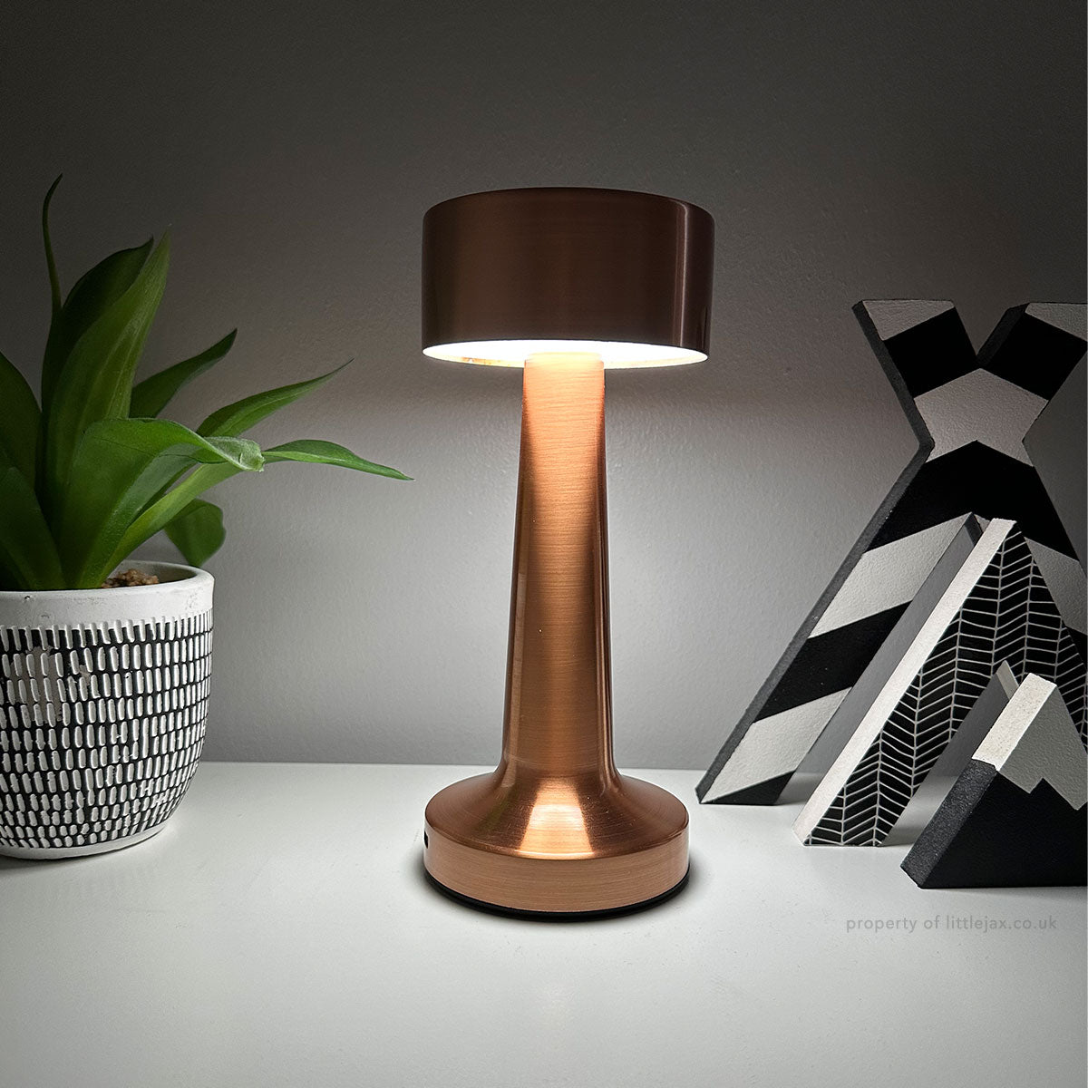 Kabellose moderne Tischlampe Ambient Halo