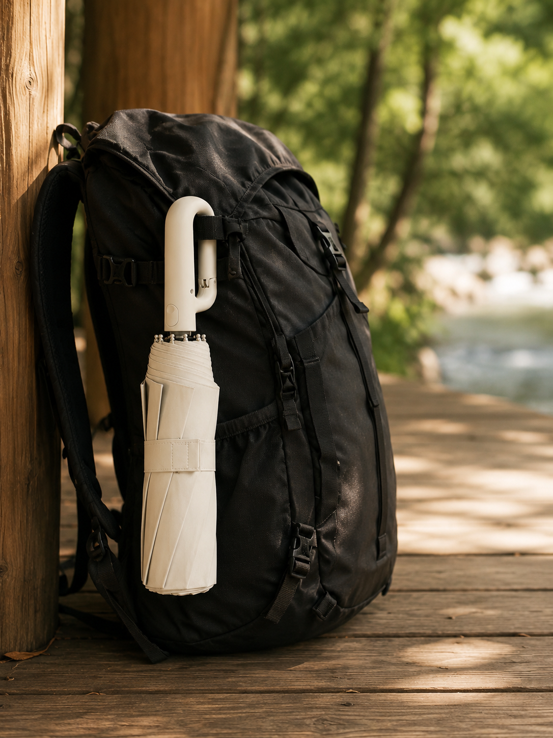 Reinforced Contemporary Compact Umbrella