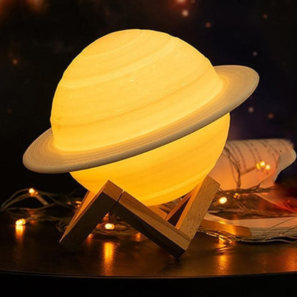 Farbwechselnde Saturnlampe