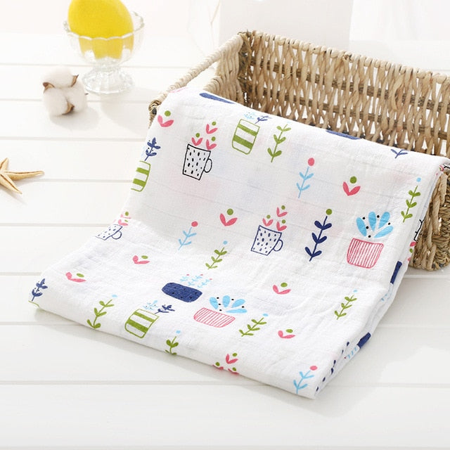 Garden Swaddle Blanket