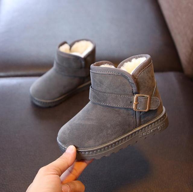 Children's Faux Fur Lined Warm Winter Boots