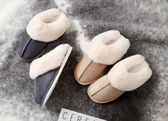 Womens Fluffy Slippers