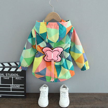 {CLEARANCE SALE} Girls Butterfly Raincoat