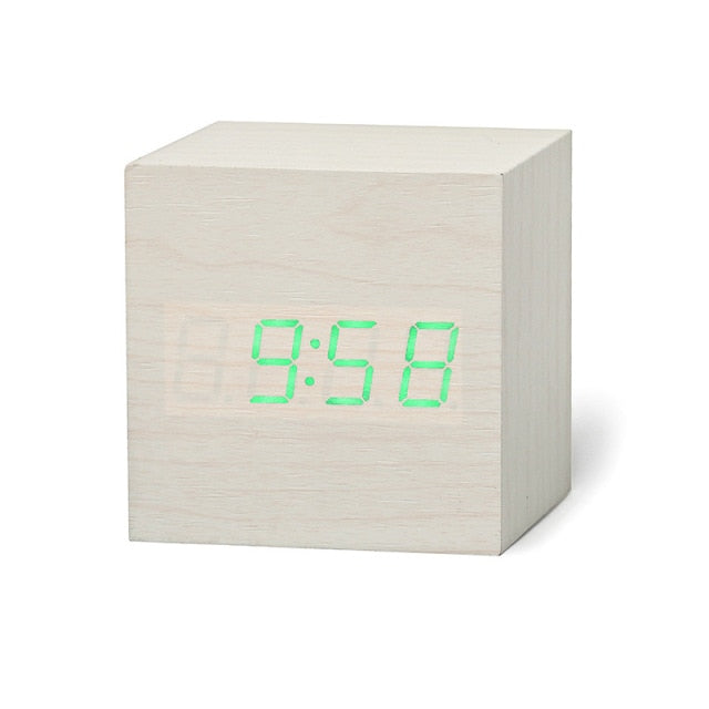 LED Digital Square Alarm Clock