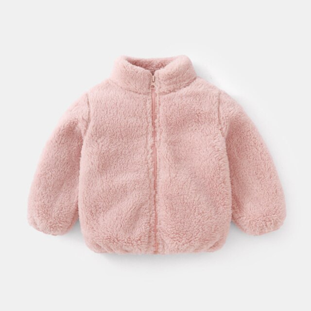 Flauschige Fleecejacke